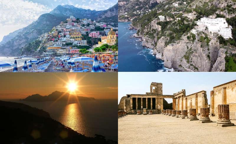 Posizione strategica per visitare Positano, la Costiera Amalfitana, Capri, Pompei... Luoghi raggiungibili da meta